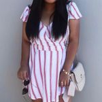 Hollister Red And White Striped Romper Photo 0