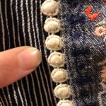 THML Sleeveless Embroidered Notch Neck Top Size XS Anthropologie Photo 2