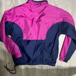 Nike  Retro Pink & Navy Windbreaker Women’s Size M 90s Style Track Jacket Photo 1