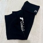 Victoria's Secret Victoria’s Secret Cotton Angel Foldover Logo Crop Legging Small Photo 0