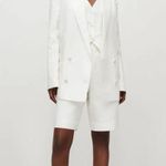 ALLSAINTS  White Italian Cloth Shorts Photo 1