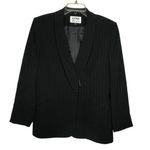 Vintage Kasper ASL Petite Pinstripe Blazer‎ Size 16P Photo 0