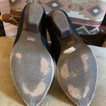 Frye  Reina Cut Out Short Black Leather Slip On Womens Bootie Boots Size 6.5 Photo 5