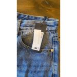 Dolls Kill Momokrom Light Wash High Waisted Mom Jean Size 14 NEW Distressed Photo 2