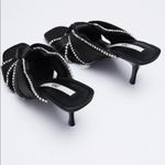 ZARA NWOT Sparkly Heeled Sandals Size EU36 Photo 3