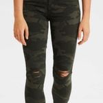 American Eagle Outfitters Camo Curve High Waisted Jeans Photo 0