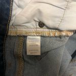 Garnet Hill  Jean Shorts Womens Size 32 Organic Cotton Stretch Denim High Rise Photo 8