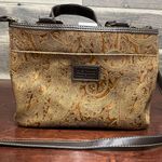 Fossil Relic by Brown and Tan Paisley Embossed Vegan Leather Purse Handbag Photo 0