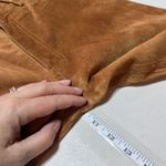 EXPRESS Vintage  World Brand Women's Genuine Leather Suede Pants Brown‎ Size 7/8 Photo 13