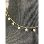 Vintage 1/20 12k Gold Filled Genuine Pearl 15" Choker Necklace Minimalist MCM White Photo 3