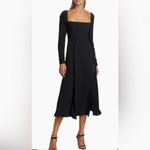 Reformation  Sigmund Midi dress in Black 0 Photo 4