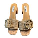 Steve Madden  Brown Multi Slip on Block Heel Sandals(Size 8.5M) Photo 1