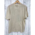 Quiksilver Quicklsilver LARGE Womens Cream Tee Shirt T-Shirt Tiger Doll Print Short Sleeve Photo 1