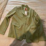 BCBGMAXAZRIA Lime Green Blazer Photo 0