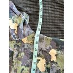 Dickies Scrub Top Camo/Camel Green/Tan Print Short Sleeve V Neck Pockets Size M Photo 5