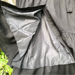 Nicole Miller Dress Black Lace Linen Blend Sleeveless Maxi S Photo 10