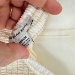 American Eagle  White Cream Jumpsuit Sleeveless Belted Pockets One‎ Piece Romper Photo 10