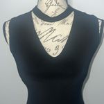 White House | Black Market WHBM Black Choker Women's Top Size XS Photo 1
