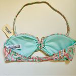 Forever 21 Multicolor Paisley Print Halter Swim Top Photo 3