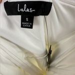 NWT Lulus Won a Heart Strapless‎ Wide Leg Jumpsuit in White Size Small Photo 6