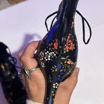 Nine West briago floral laced tassel heels women’s size 9 Photo 5