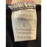 Charming Charlie  Black Cream Textured Sheath Dress Size L Photo 8