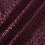 Berlook Burgundy Solid Textured Bikini Bottom ONLY 70 Red Size M Photo 5