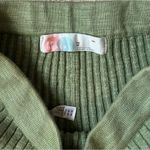 Free People  Beach Zuma Sweater Shorts in Cool Moss High Rise Ribbed Photo 2
