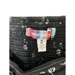 Urban Outfitters  Black Floral Maya Smocked Tie-Back Top Size Medium Photo 3