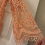 Jen's Pirate Booty Jen’s Pirate Booty for Free People Peach Lace El Solo Mini Dress Photo 6