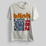 Blink 182 band tee colorful graphic cotton ladies medium fan merch modern made Blue Photo 1