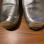 DV by Dolce Vit Tyle Metallic Silver Leather Summer Espadrille Mule Slide Flats 6.5 Photo 5