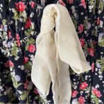 Free People Gaia Print Floral Tunic Mini Dress Black Corduroy size small Photo 10