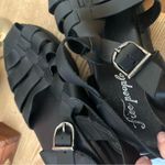 Free People Delaney Fisherman Platform Sandals Black Leather Size 39.5 (US 9.5) Photo 6