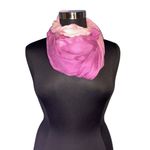 Unbranded Women Ombre Pink Scarf Lightweight Sheer Wrap Shawl Infinity Style Purple Photo 2