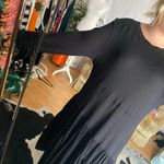 Free People FP Beach Tiered Long Sleeve Maxi Dress with Slit Black Size Small Photo 3