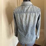 Treasure & Bond  denim pearl snap shirt womens XS 19x28 blue Photo 2