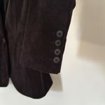 Norma Kamali Black Corduroy Blazer Jacket Size 4 Fitted Lined Stretch Classic Photo 7