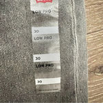 Levi's Womens Lo Pro Straight Leg Jeans Acid Wash Gray Splatter Womens Size 30 Photo 2