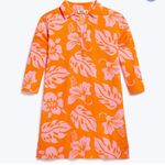 Sleepy Jones Aloha Jane Tunic Dress mini in Aloha Floral orange pink Sz XS Photo 4