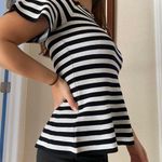 Ann Taylor cold shoulder striped shirt Photo 0