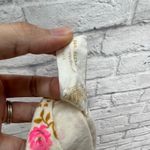 Vintage Prom'n Nod Long Sleeve Short Nightgown Beige Floral 60s Nylon Blend M Size M Photo 6