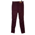 Madewell  10 High Rise Skinny Burgundy Jeans Womens Size 25 Holiday Preppy Photo 2