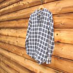 Theory  Featherweight Cotton Plaid Top Photo 1