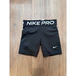 Nike  Pro Dri FIT Womens Black Compression Biker Shorts Size M Photo 1