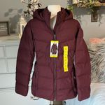 32 Degrees Heat PufferJacket Ski  Winter Coat Lightweight Burgundy Maroon Small Photo 1