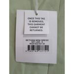 RUNAWAY THE LABEL Runaway x Revolve Bethani Mini Dress Key lime Green Girly Stretch Crepe S Photo 4