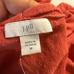J.Jill Open Drape Cardigan Sweater Flame Orange Photo 3