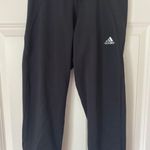 Adidas Black & Red Climalite Cropped Pants/Leggings Photo 0