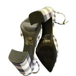 Draper James RSVP Bianca Navy White Gingham Heels Shoes 8 Pointy Toe 3.25” Heel Photo 7